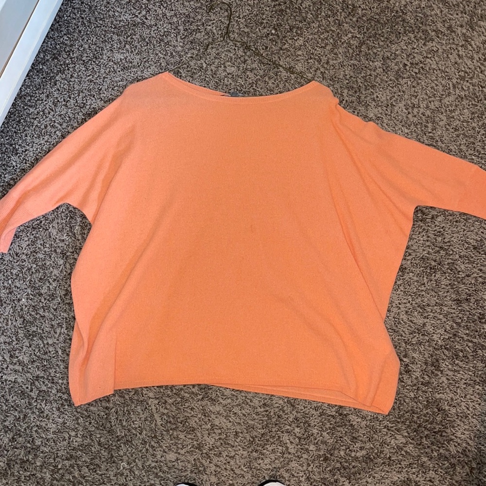 Vince cashmere sweater orange/pink